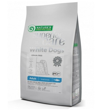NATURE'S PROTECTION SUPERIOR CARE WHITE DOGS SMALL GRAIN FREE ARINGA 10 KG