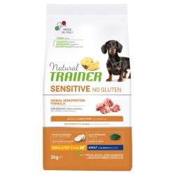 NATURAL TRAINER SENSITIVE MAIALE NO GLUTEN SMALL TOY 2 KG