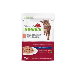 NATURAL TRAINER CAT ADULT SALMONE 85 GR