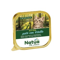 NATUA CAT COUNTRY KITTEN VITELLO 100 GR