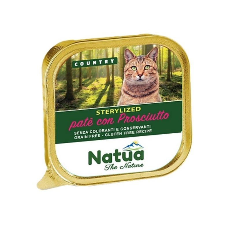 NATUA CAT COUNTRY STERILIZED PROSCIUTTO 100 GR