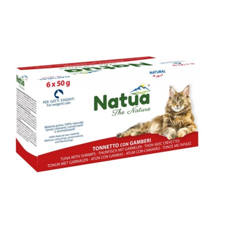 NATUA CAT TONNETTO CON GAMBERI 6 X 50 GR