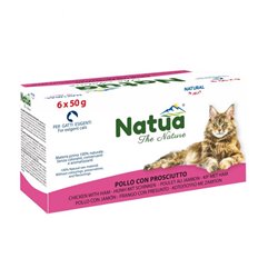 NATUA CAT POLLO CON PROSCIUTTO 6 X 50 GR