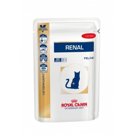 ROYAL CANIN RENAL FELINE UMIDO AL MANZO 85 GR