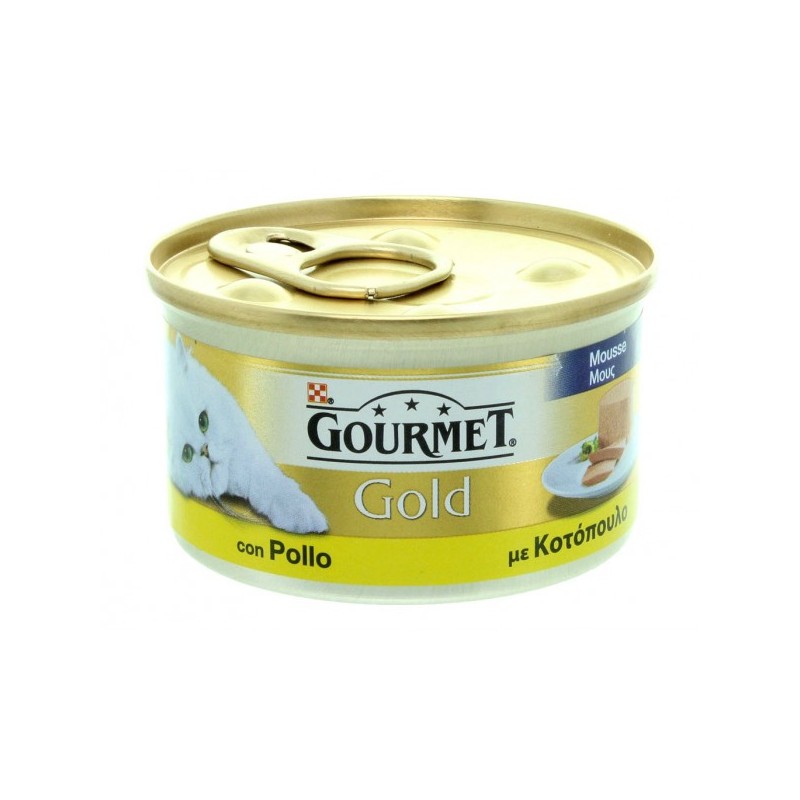 GOURMET GOLD MOUSSE POLLO 85 GR 