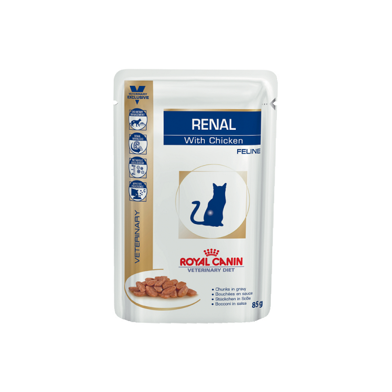 ROYAL CANIN RENAL FELINE UMIDO AL POLLO 85 GR