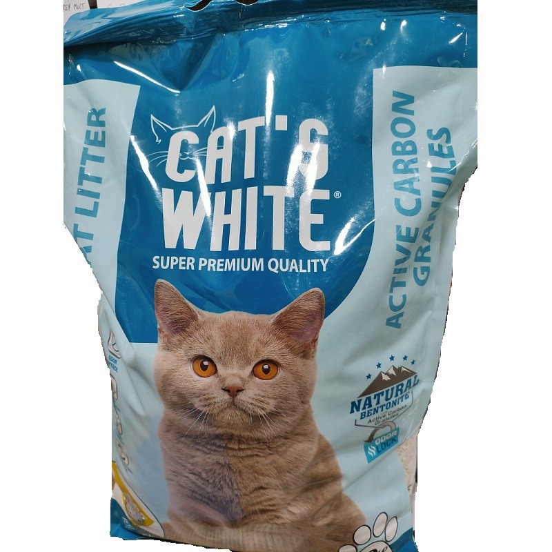 LETTIERA CAT'S WHITE ACTIVE CARBON LT 10 