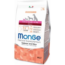 MONGE EXTRA SMALL ADULT SALMONE 800 GR 