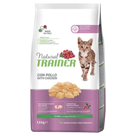 TRAINER NATURAL CAT YOUNG POLLO 1,5 KG 
