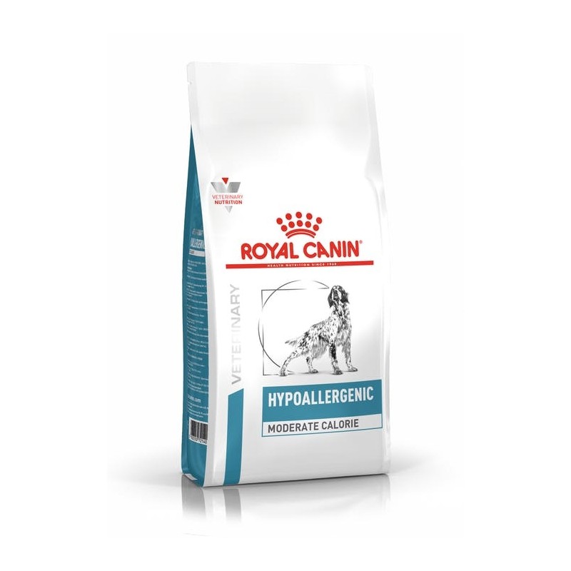 ROYAL CANIN HYPOALLERGENIC CANE MODERATE CALORIE 1