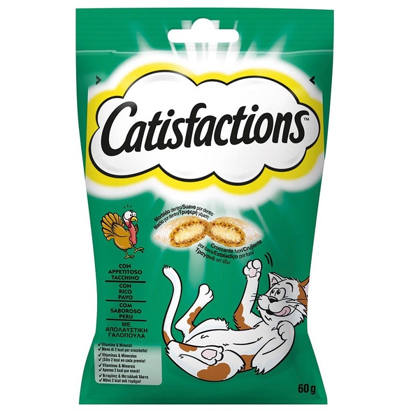 CATISFACTIONS CON TACCHINO 60 GR