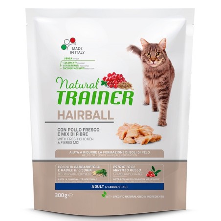 TRAINER NATURAL CAT HAIRBALL POLLO 300 GR