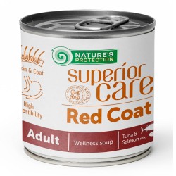 NATURE'S PROTECTION SUPERIOR CARE SOUP RED COAT ALL BREEDS SALMONE E TONNO 140 ML