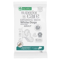 NATURE'S PROTECTION SUPERIOR CARE SNACK WHITE DOG HYPO E DIGESTIVE 110 GR